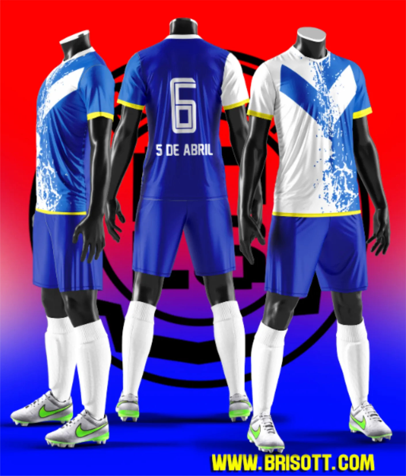 Mockup AZUL GRUNGE MCP